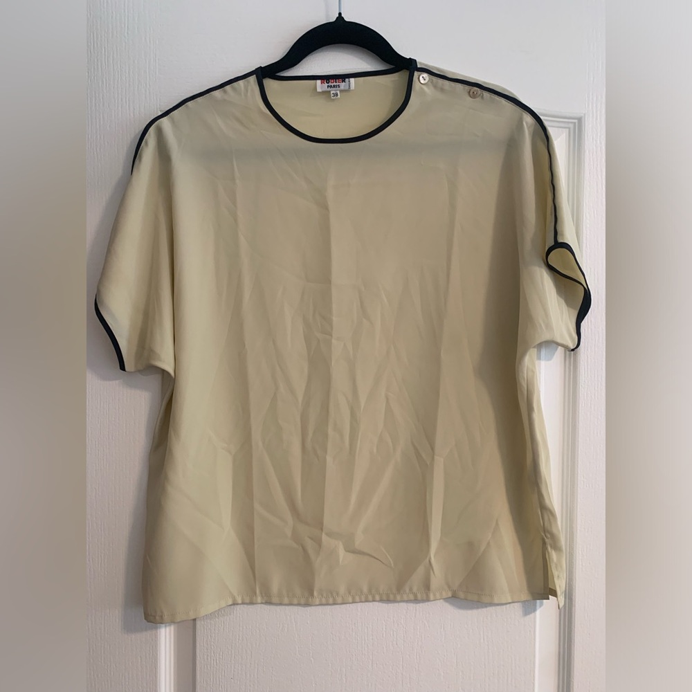 VINTAGE: Rodier Paris Blouse- Size 38
